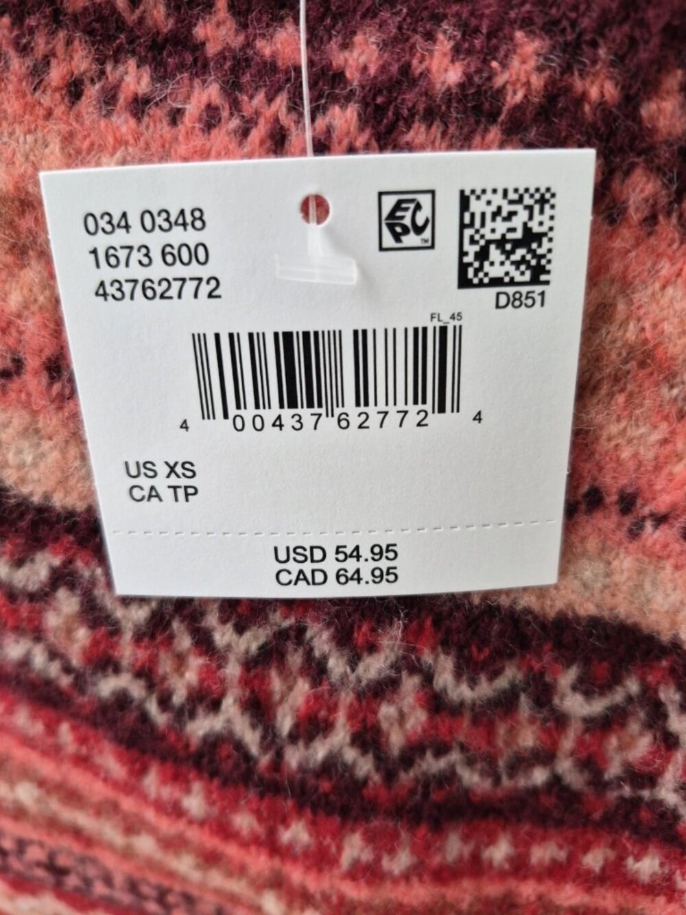 NWT $54 American Eagle womens xs ski sweater knit Whoa so Soft crew neck - Picture 5 of 7